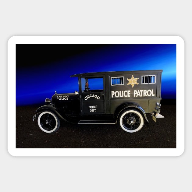 Chicago Patrol 1930 Sticker by Burtney